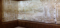 Декоративные панно выполненные с помощью материалов Oikos. Художественная роспись стен.