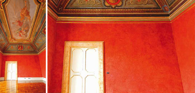 Реставрационные работы во дворце Ченчи-Bolognetti